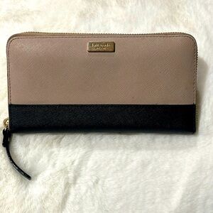 “Kate Spade” original Wallet Black & Tan